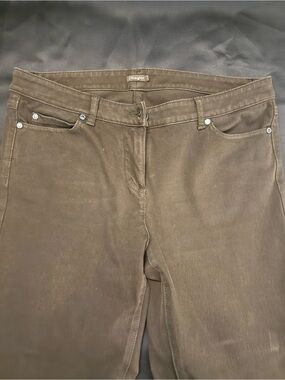 J. McLaughlin Brown mid-Rise Jean Pants